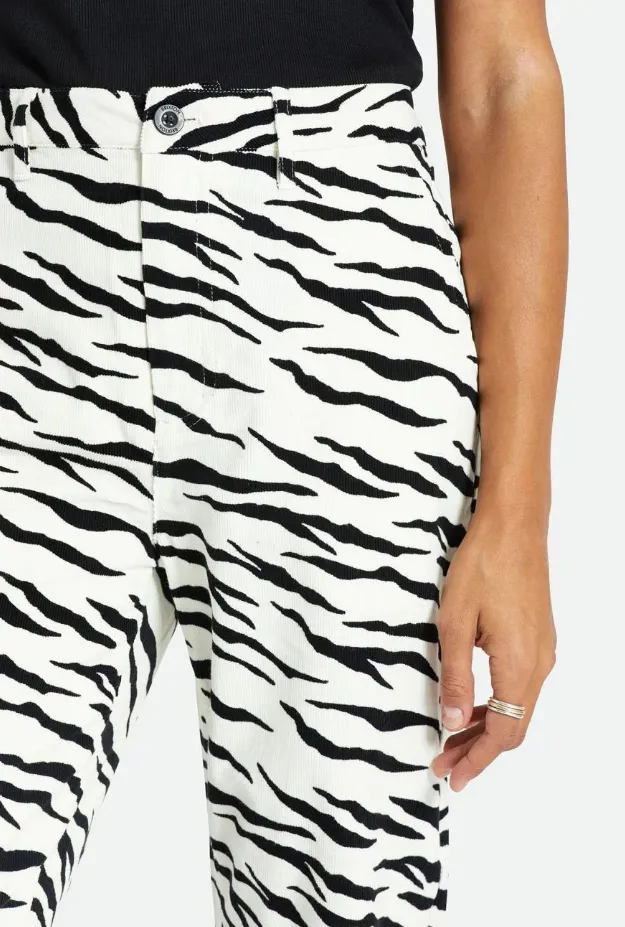 Victory Pant - Off White Tiger