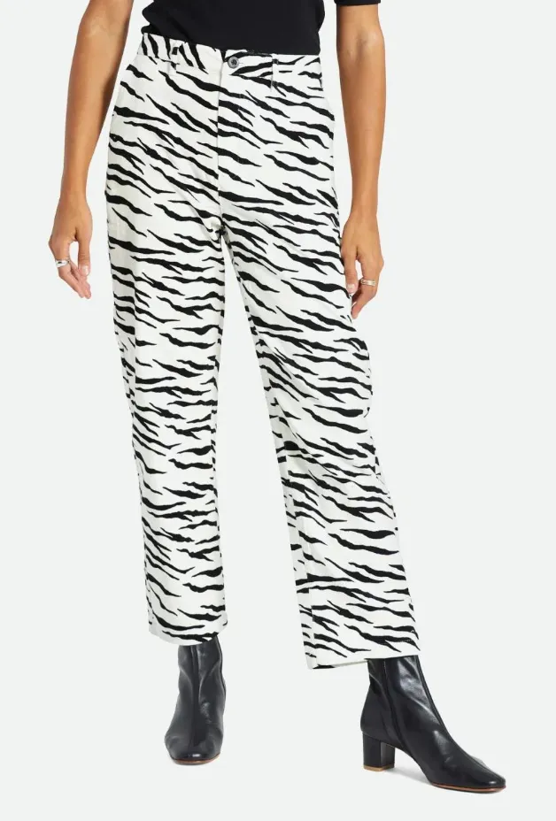 Victory Pant - Off White Tiger