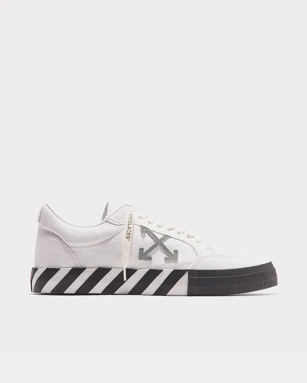 Vulcanized Eco Canvas White Low Top Sneakers