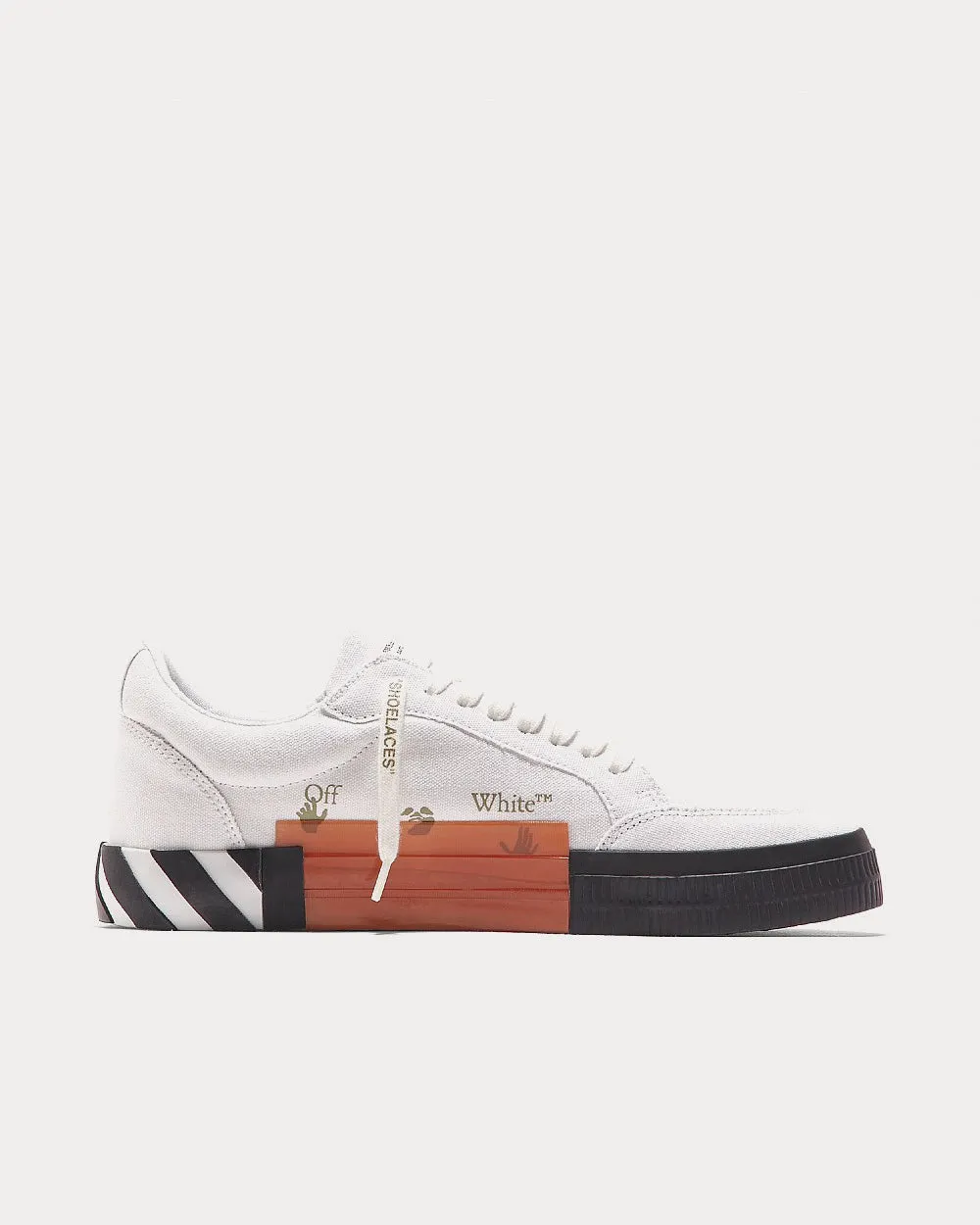 Vulcanized Eco Canvas White Low Top Sneakers