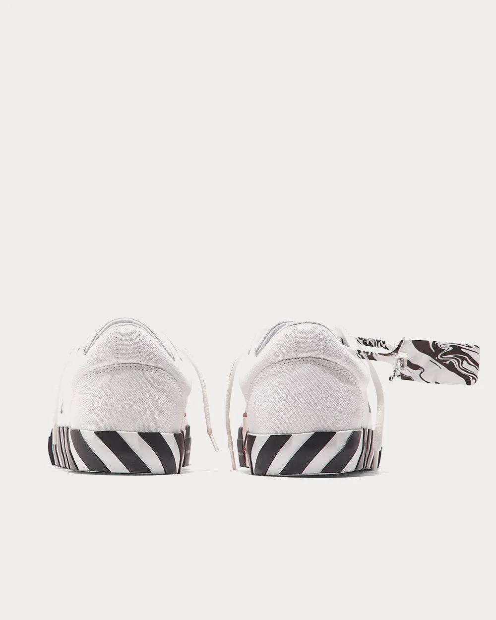 Vulcanized Eco Canvas White Low Top Sneakers