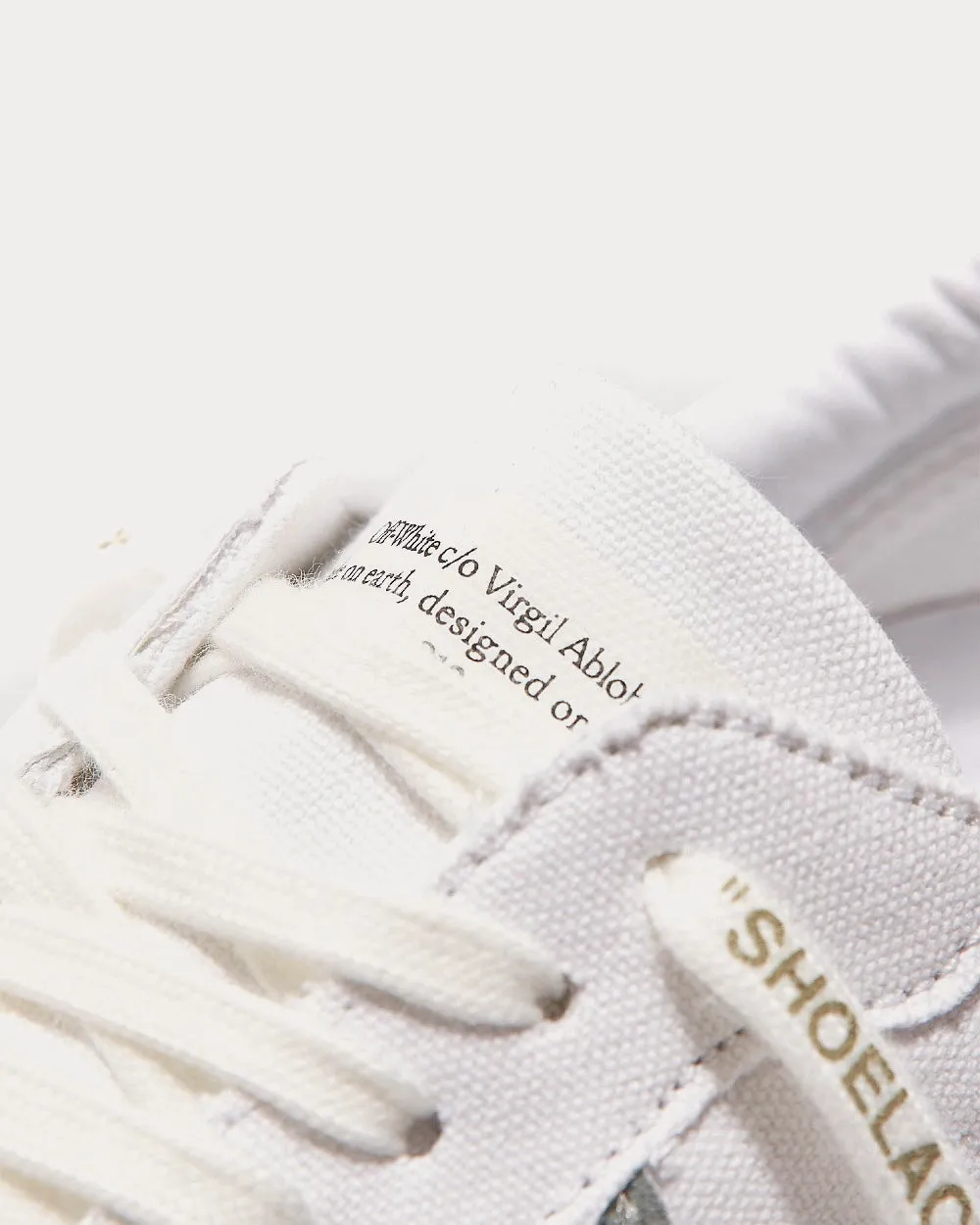 Vulcanized Eco Canvas White Low Top Sneakers