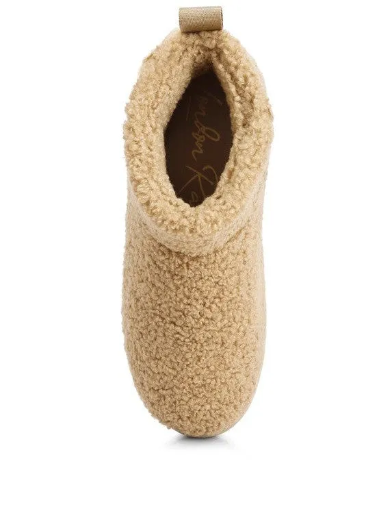 Warm Hugs All Fleece Fluffy Booties