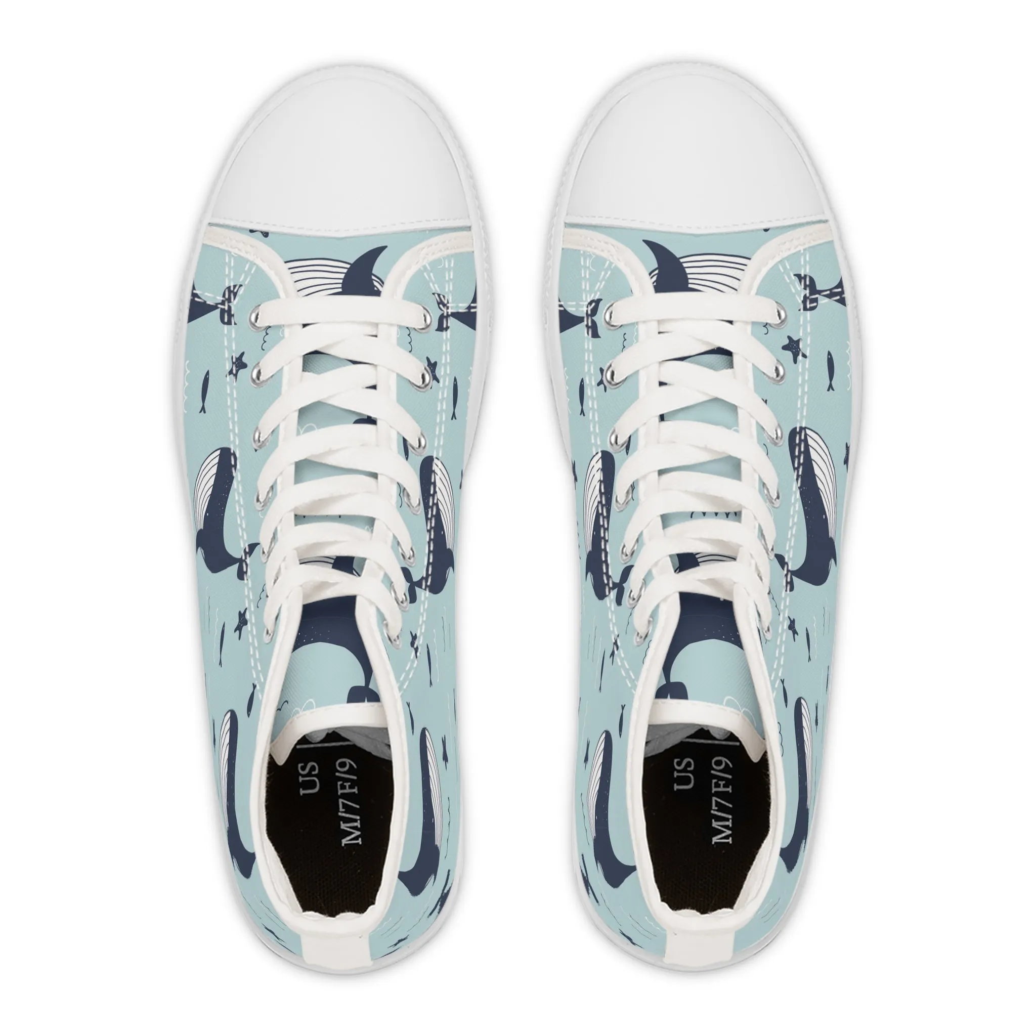 Whale Women's High Top Sneakers
