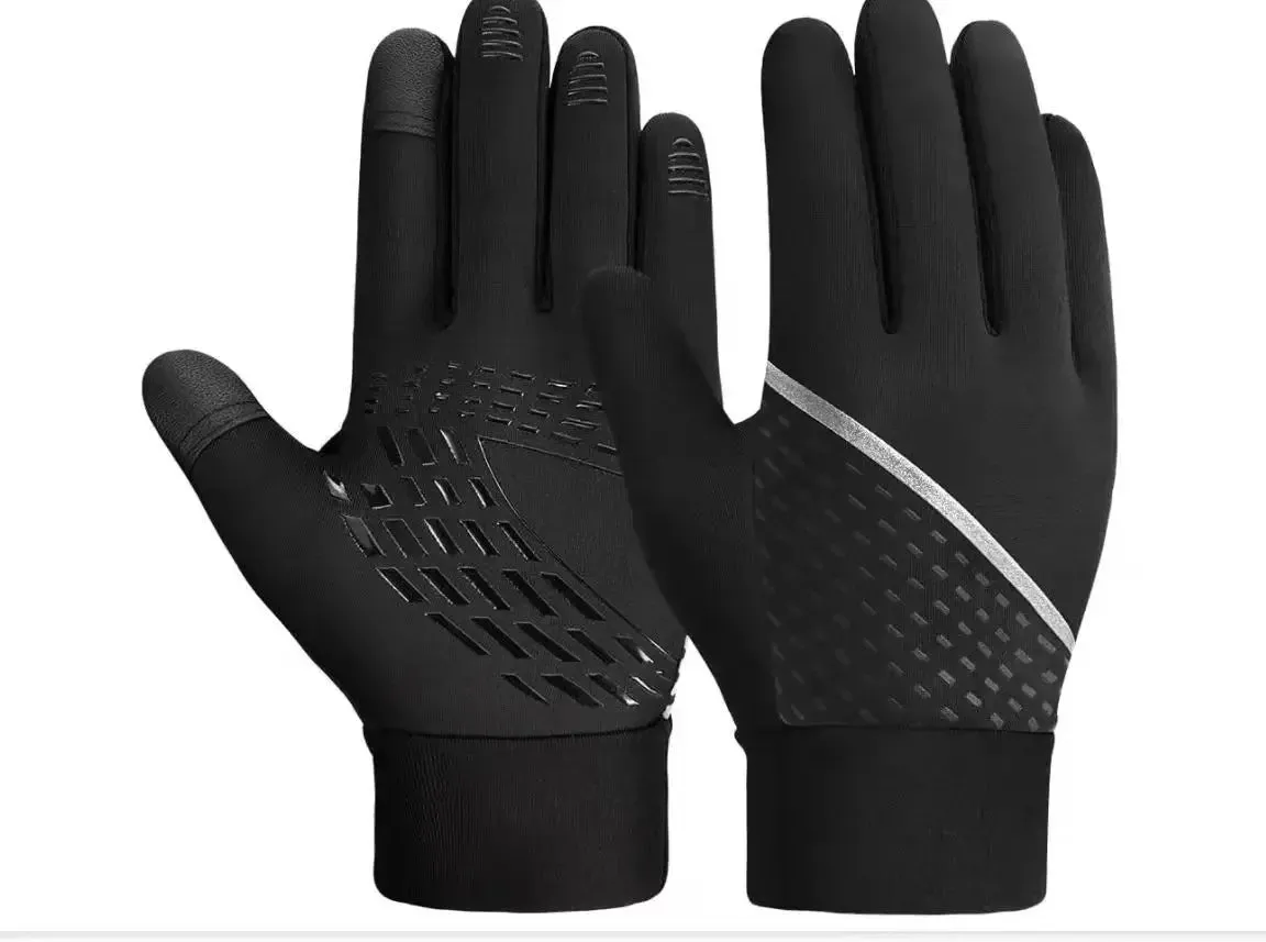 Winter Children Bicycle Riding Gloves Warm Non-slip Waterproof Touch Screen Outdoor Sport Bike Cycling Skiing Full-finger Gloves