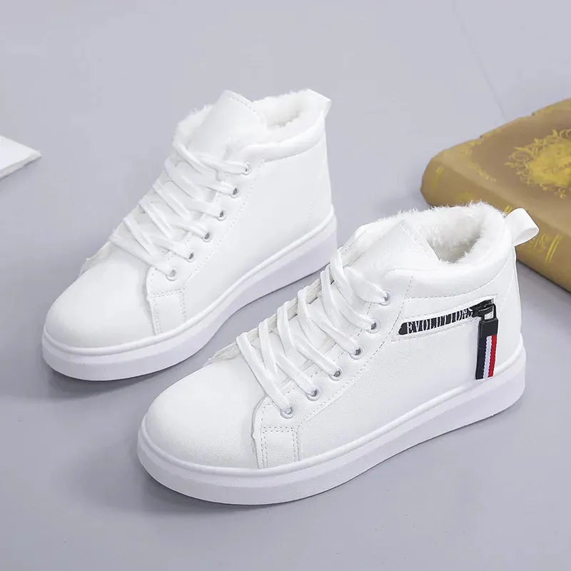 Winter Plush Ankle Boots for Women