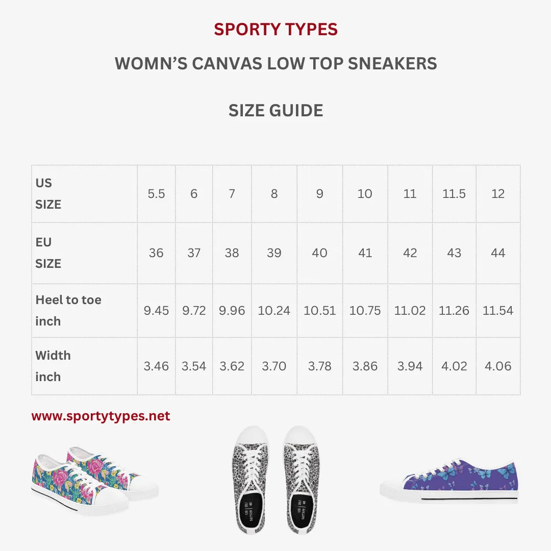 Women's Irish Shamrock Low Top Canvas Sneakers